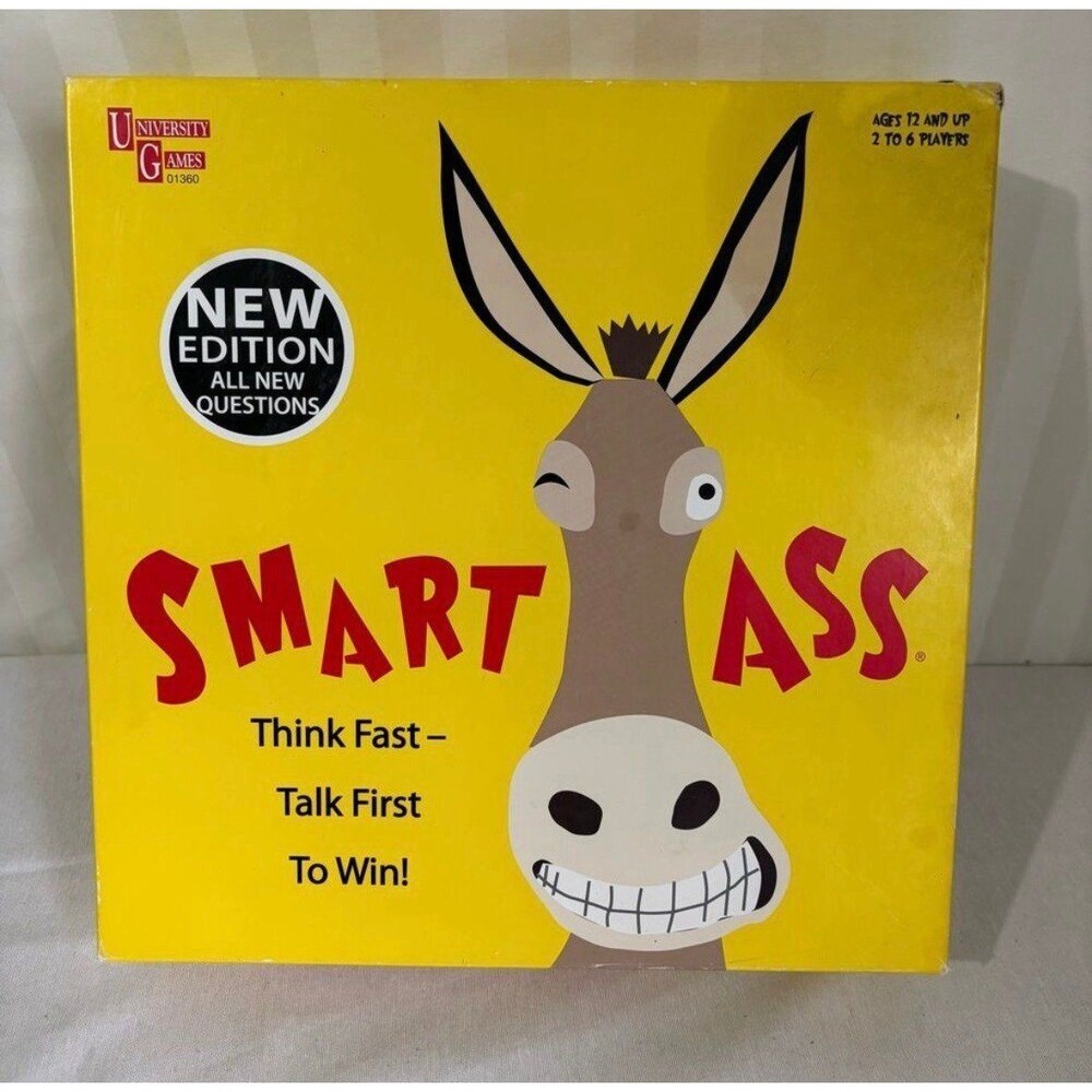 Smart Ass The Ultimate Trivia Board Game University Games Family Party Complete